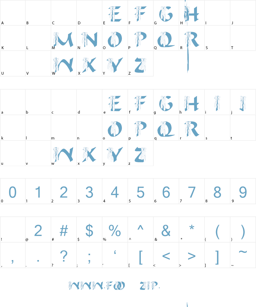 LMS I Hope You Dance Font Character